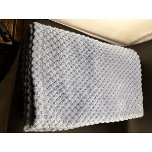 Adirondack Baby Light Blue Security Blanket 30x40 Lovey Waffle Weave Soft